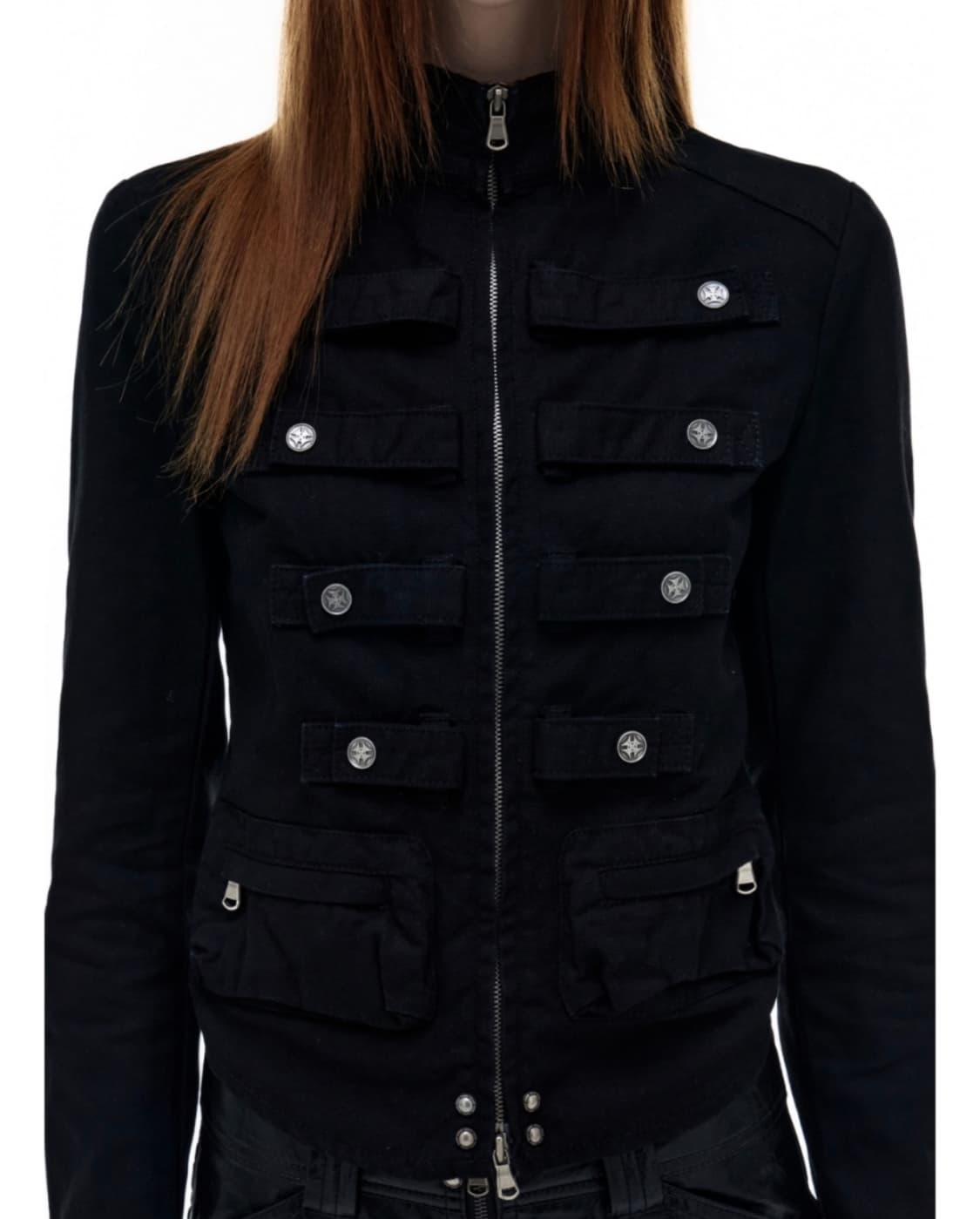오퍼스0012 나폴레옹자켓 BONNY COTTON JACKET BLACK 상품이미지2