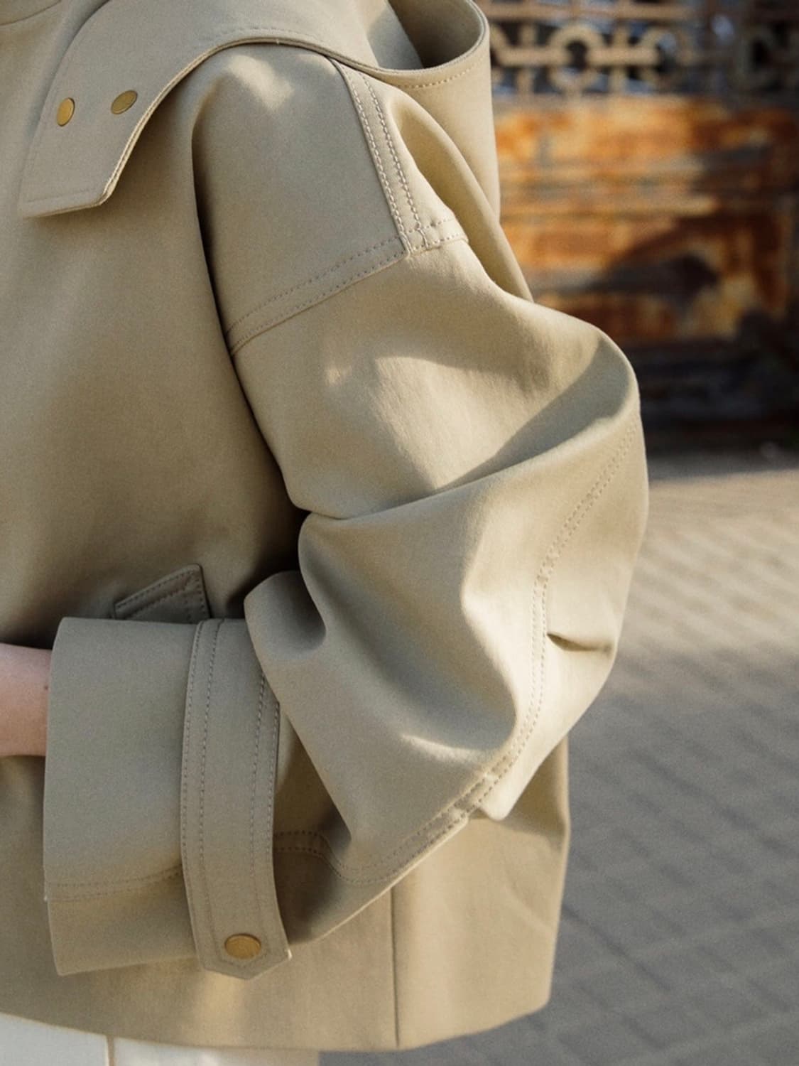 엘보른 elborn 숏 트렌치 (36사이즈) 상품이미지9