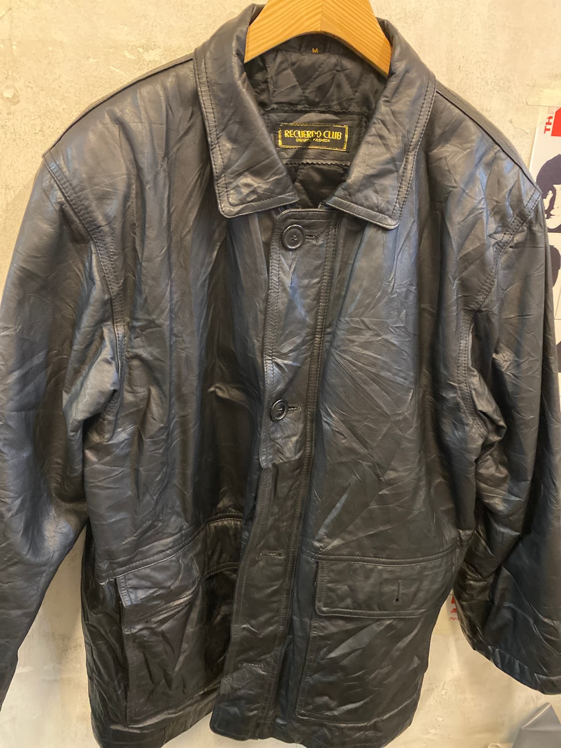 Japan vintage 리얼 소가죽 가죽자켓 레더자켓 상품이미지3