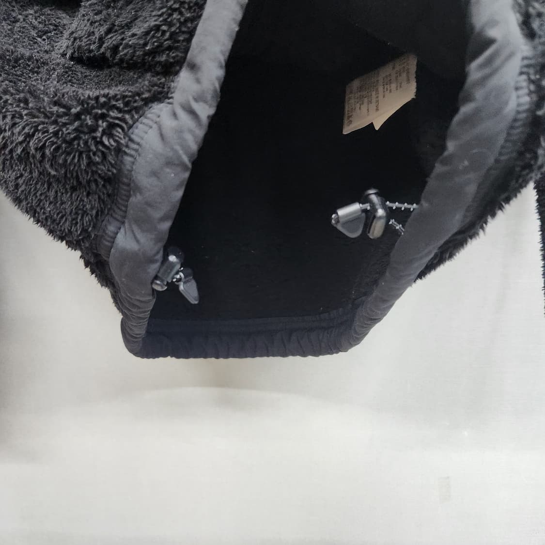 뉴발란스 로고 후리스 투웨이 스트링 집업 L 상품이미지4