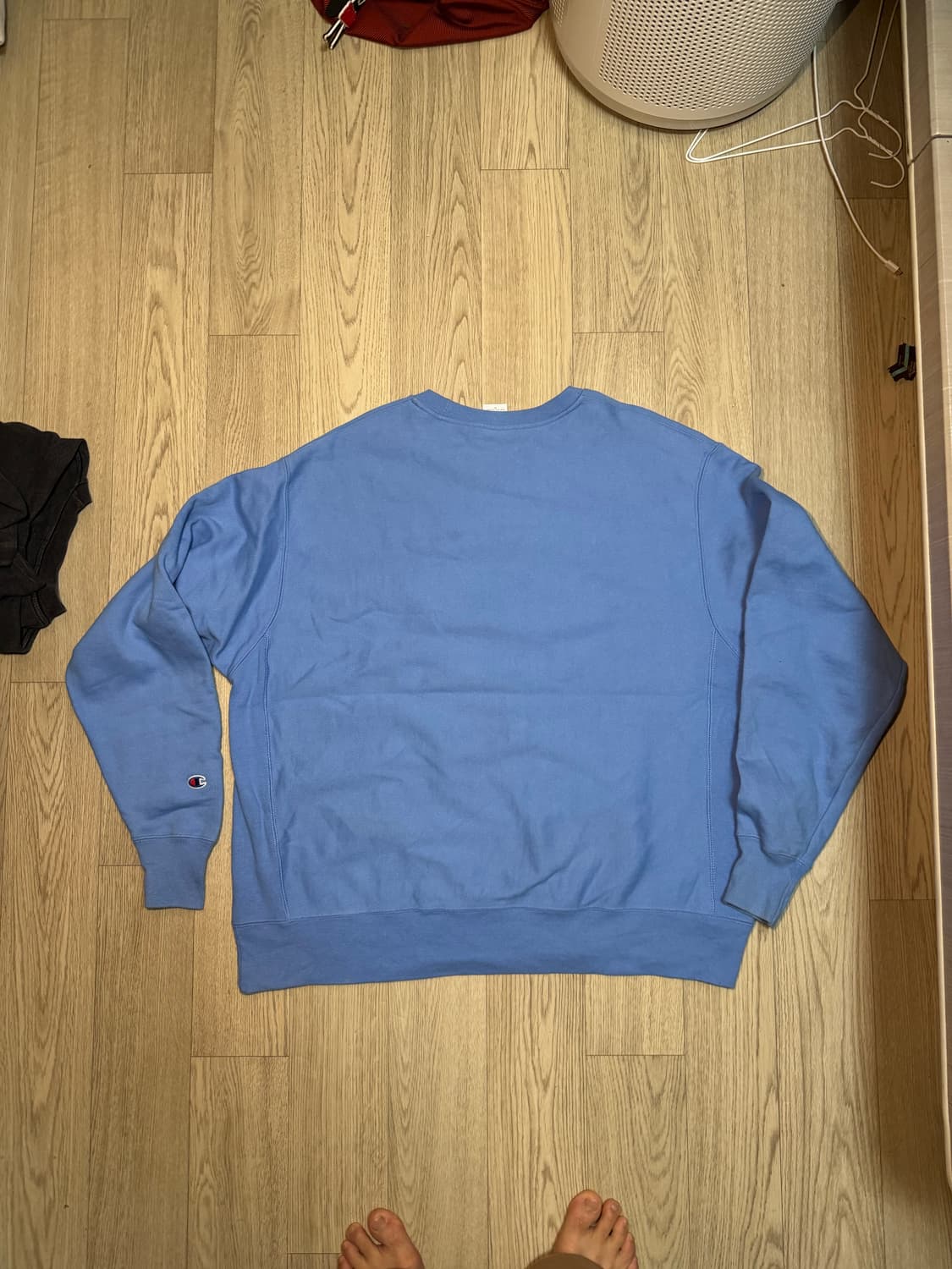 챔피온 리버스위브 스웨트셔츠 MoMA 스카이블루 상품이미지2