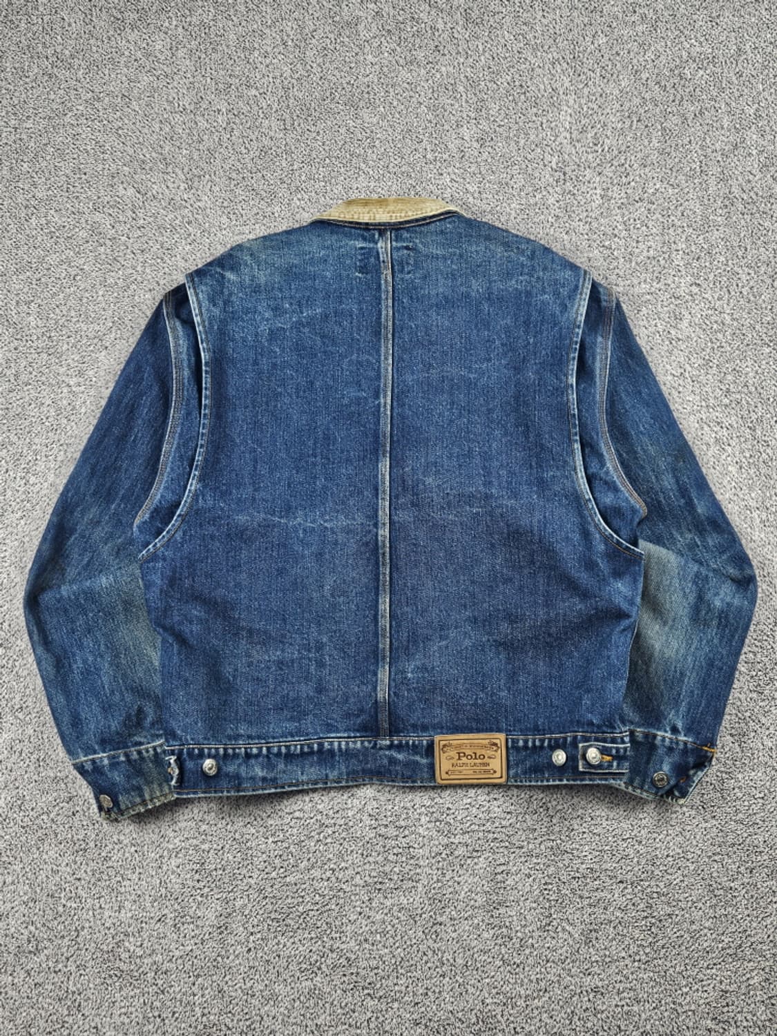 80's 폴로랄프로렌 데님 덩가리 트러커 자켓 ( L ) / 9994 상품이미지4