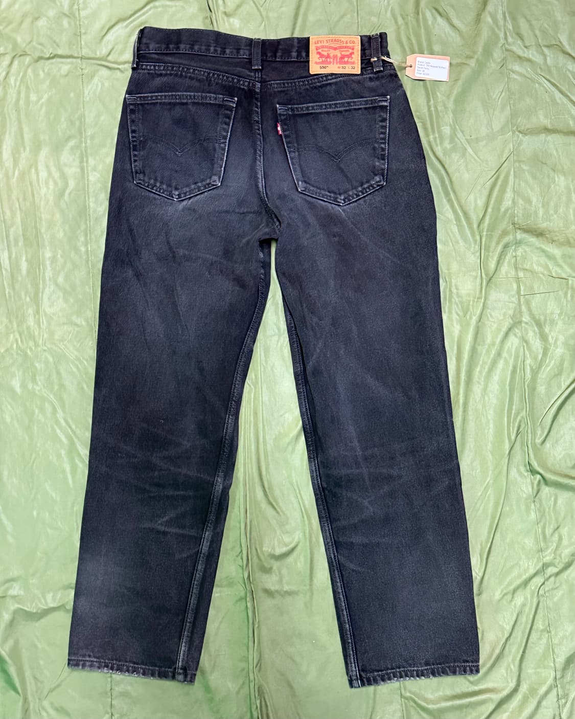 리바이스 550 릴렉스 핏 블랙 데님 팬츠 32 상품이미지6