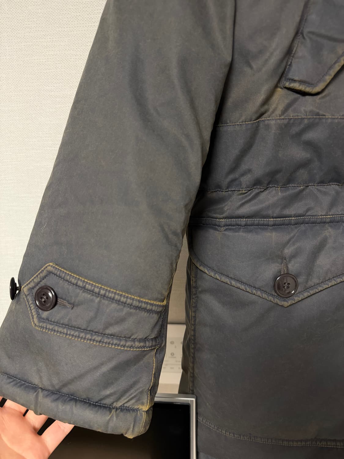 RRL 포 퍼 트림 파카 네이비 M 상품이미지6