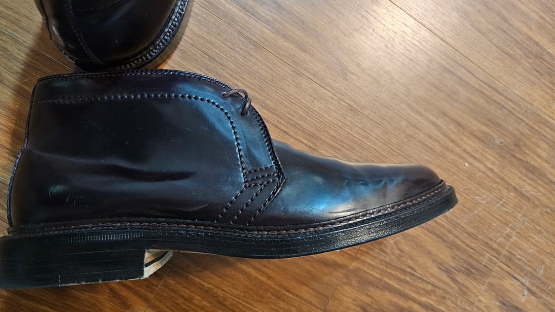 알든1339 Color 8 Cordovan Plain Toe 처카부츠 상품이미지8