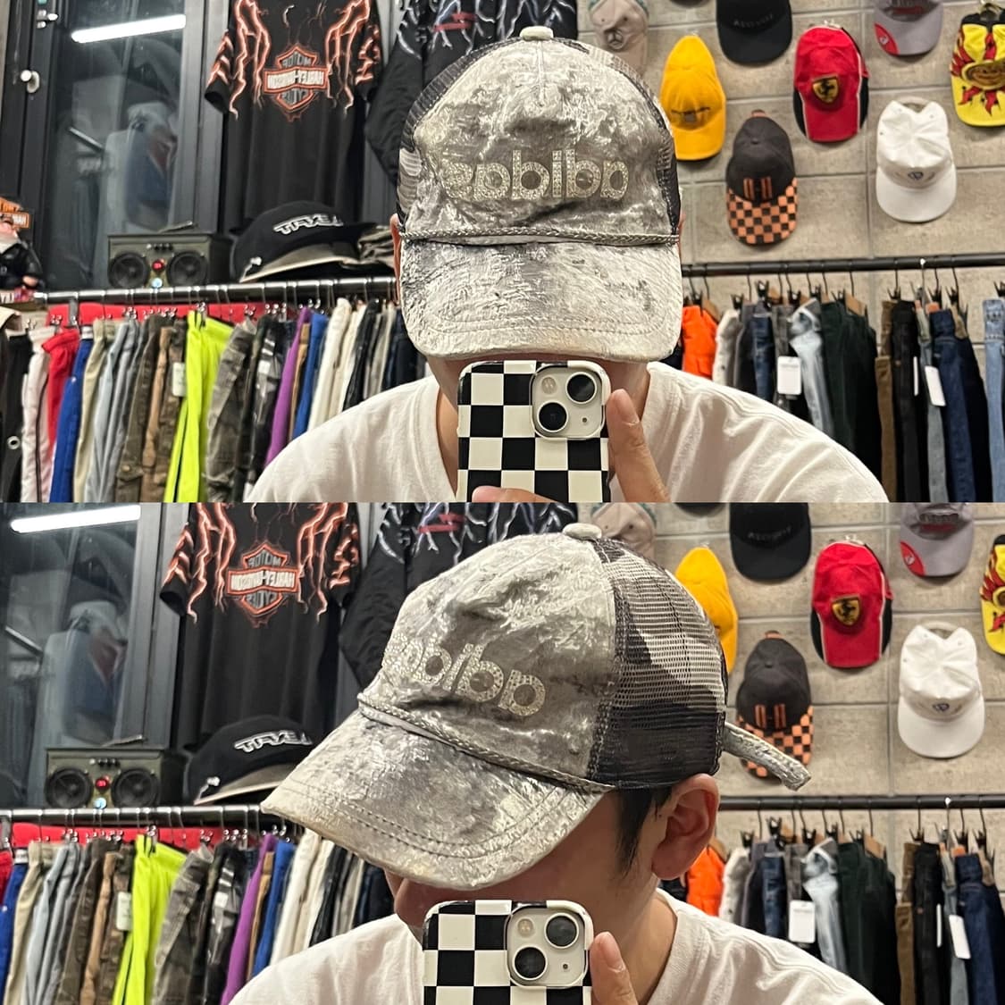 00s 아디다스 벨벳 밀리터리 캡 상품이미지7