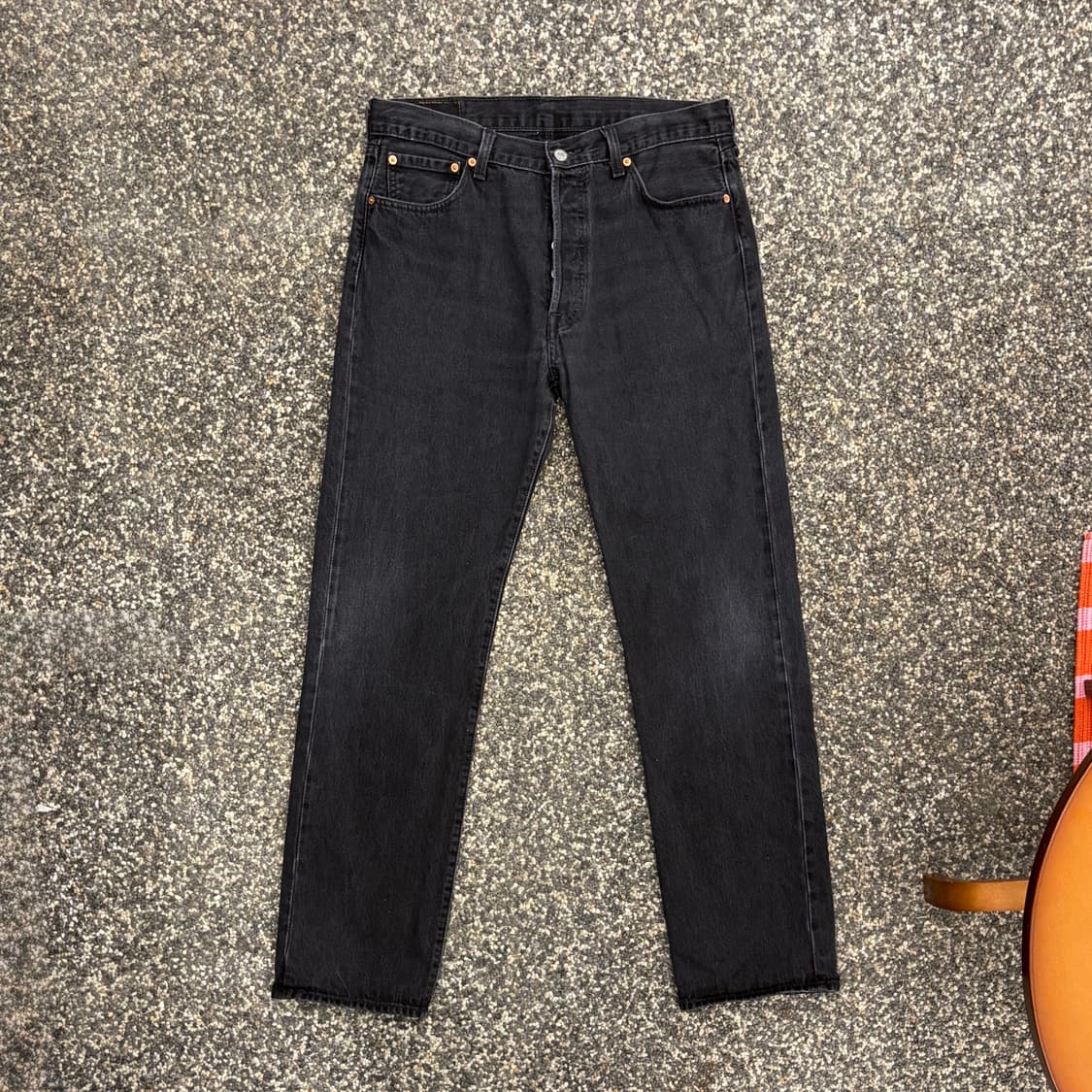 리바이스 501 스트레이트 블랙진 (36) 상품이미지2