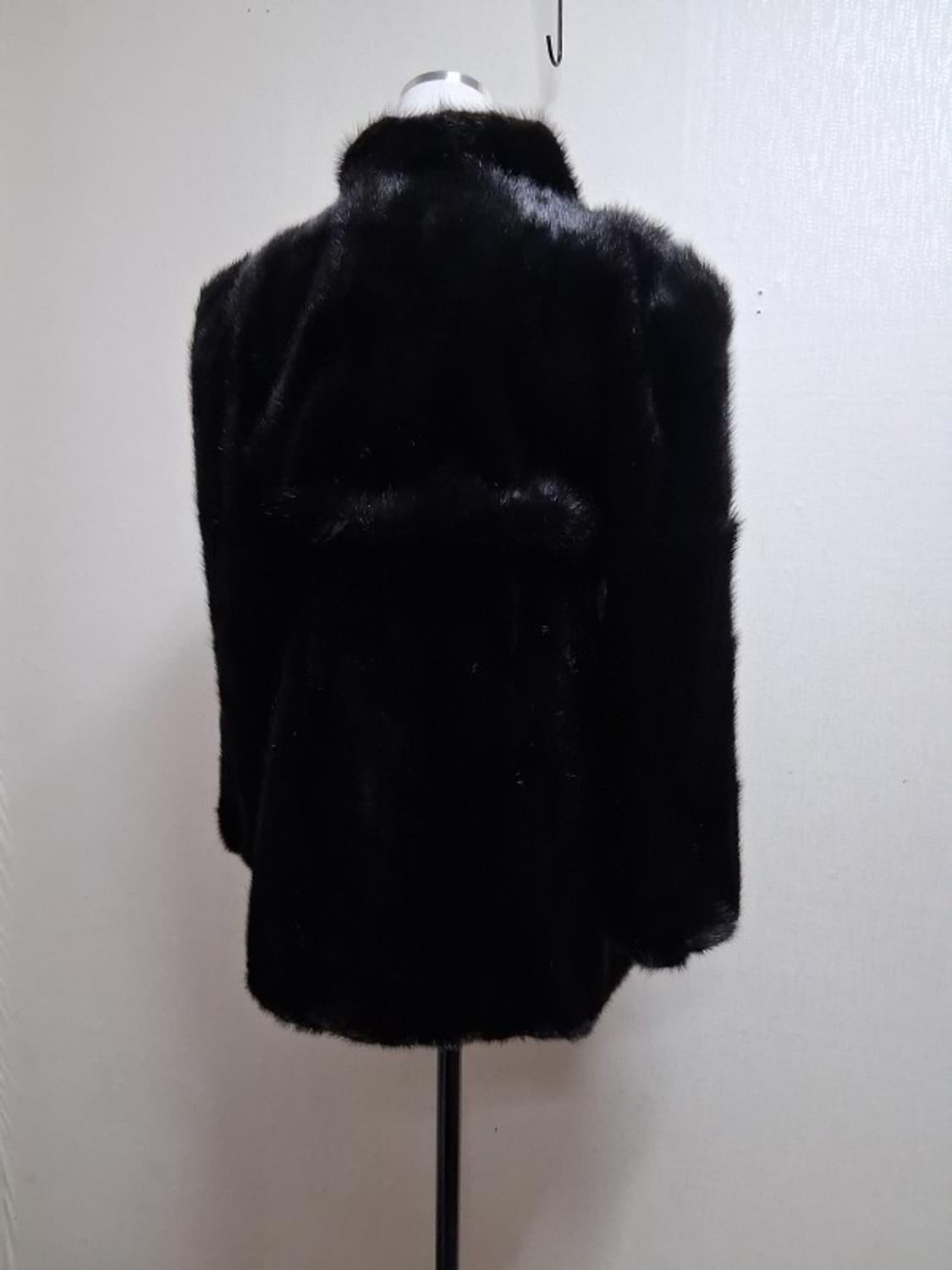 일본빈티지 Fourrure 완전 까망 블랙밍크코트 거꾸로밍크 미착컨디션  상품이미지2