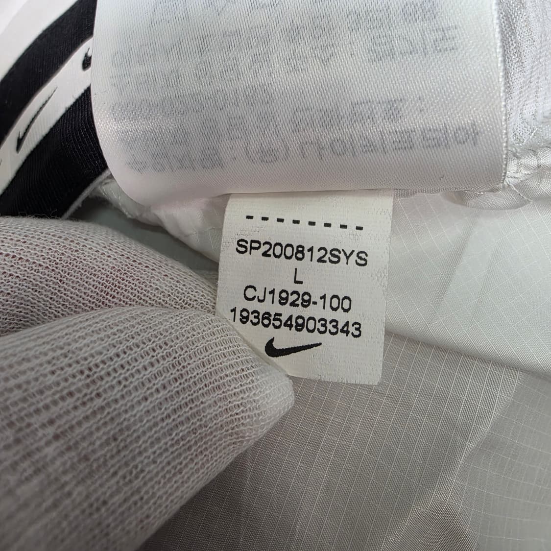 나이키 러닝 후드 반집업 바람막이 자켓 L사이즈 상품이미지10