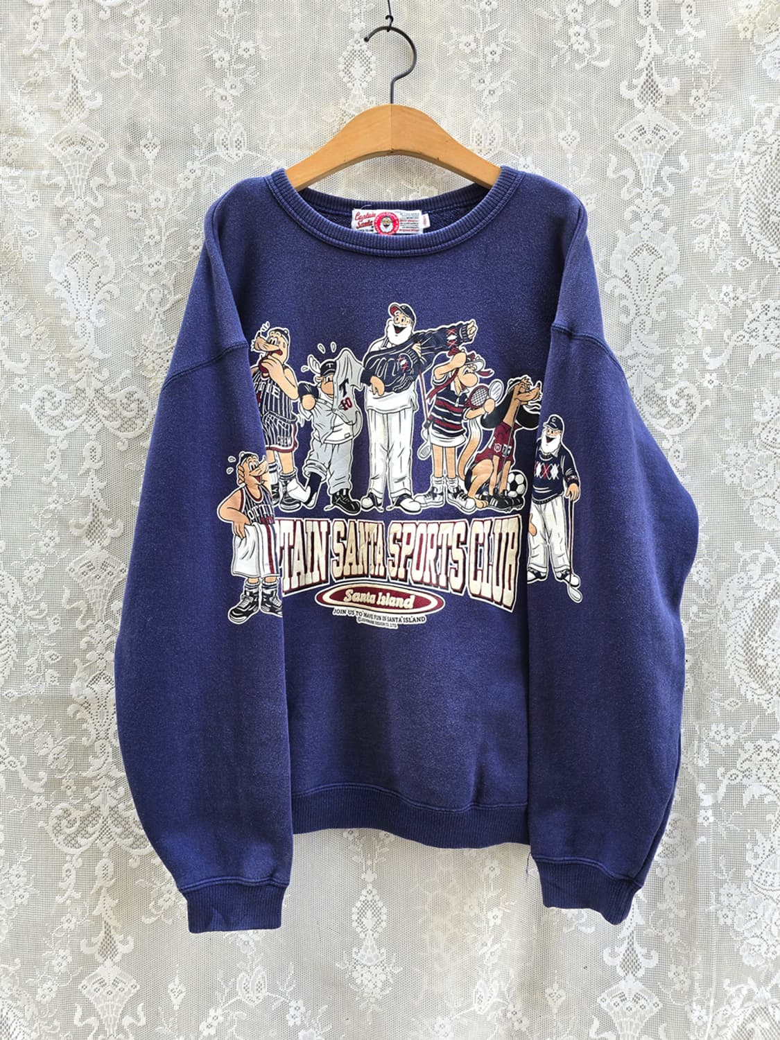 80-90s 캡틴산타 맨투맨 (made in japan) 상품이미지1