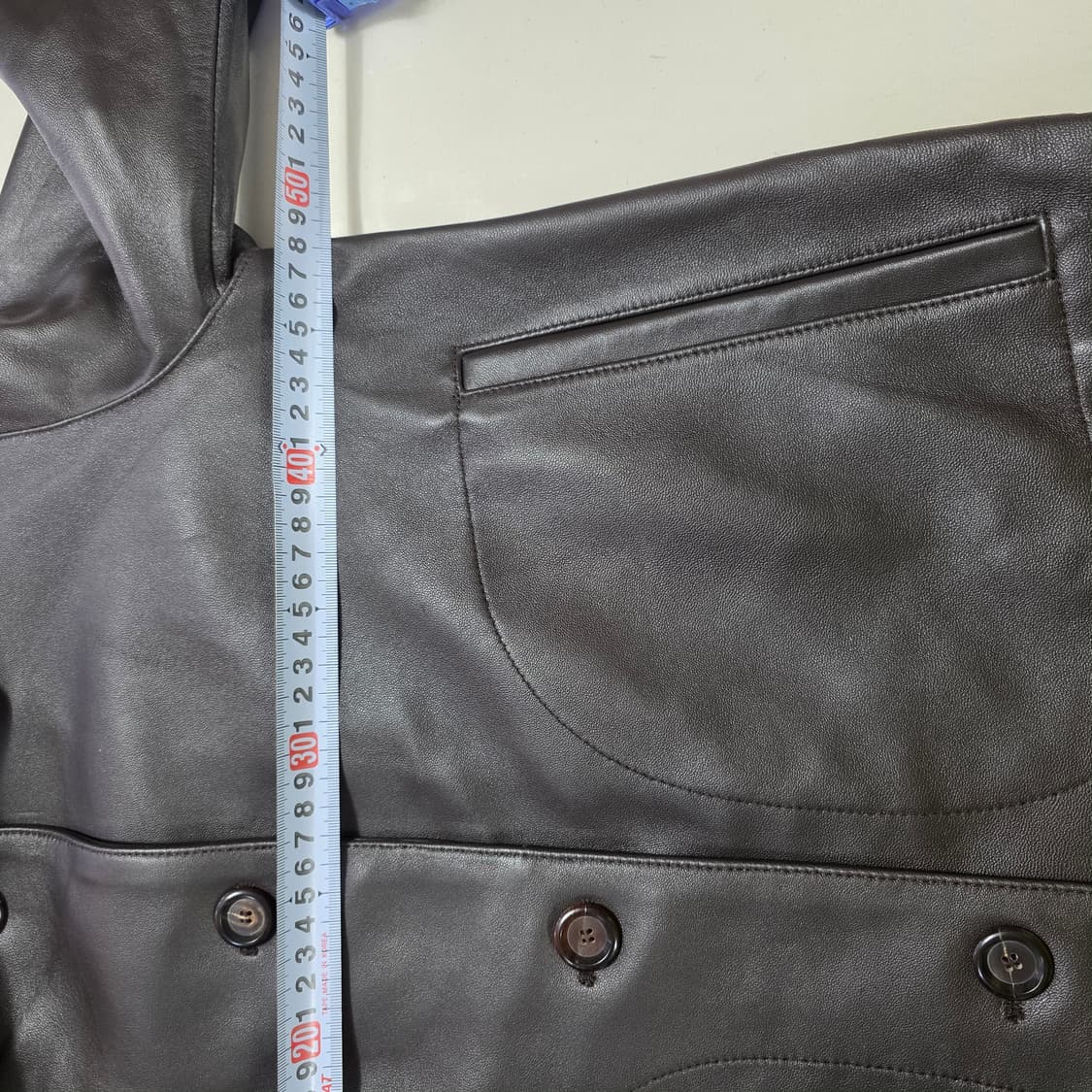 1610 레프트 LEFT 양가죽 자켓 블랙 숏자켓 여성 55(S) 고급가 상품이미지3