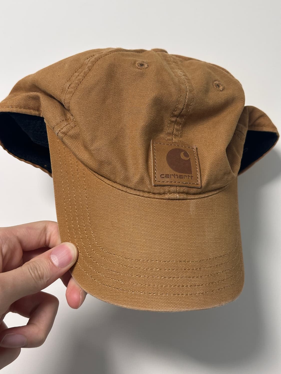 칼하트 캔버스 캡 브라운 모자 상품이미지1