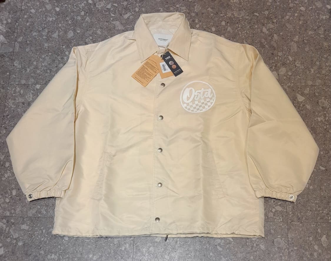 💥(새상품) 아웃스탠딩 코치자켓 아이보리 (2)
 상품이미지1