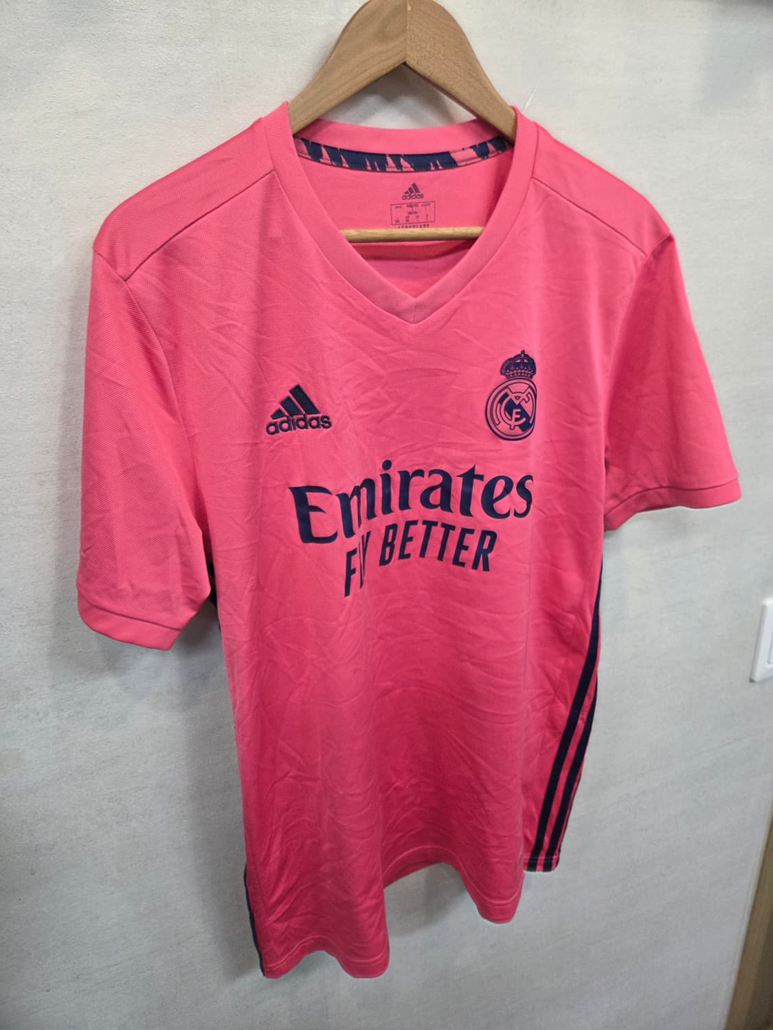 아디다스 레알마드리드 져지 반팔 핑크 xxxl 상품이미지6