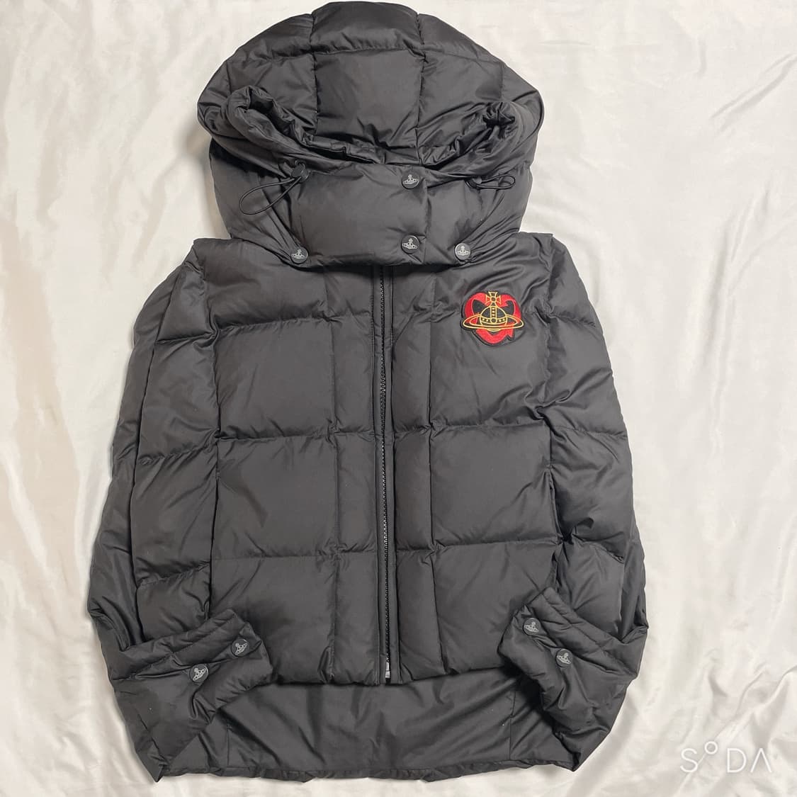 비비안웨스트우드 블랙 패딩조끼 점퍼 상품이미지1