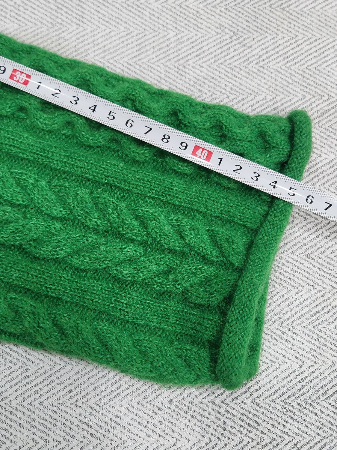 [F] 피그먼트 꽈배기 크롭 니트 여성 프리사이즈 상품이미지9