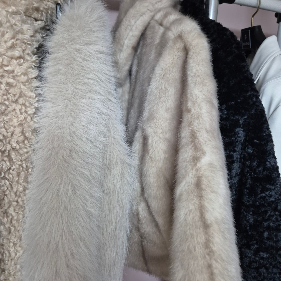 베이지 퍼자켓 상품이미지5