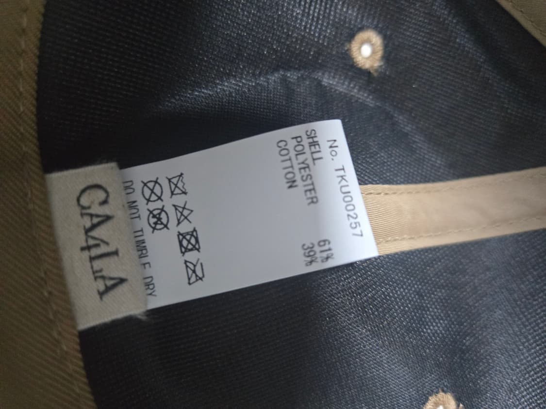 Ca4la 베이스볼 캡  베이지  상품이미지2