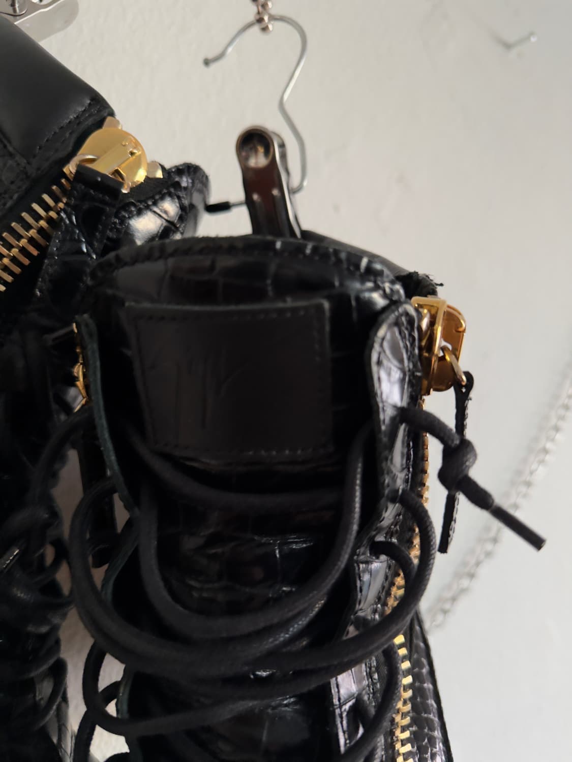 쥬세페자노티 오피움 스네이크스킨 사이드지퍼 하이탑 스니커즈 상품이미지4