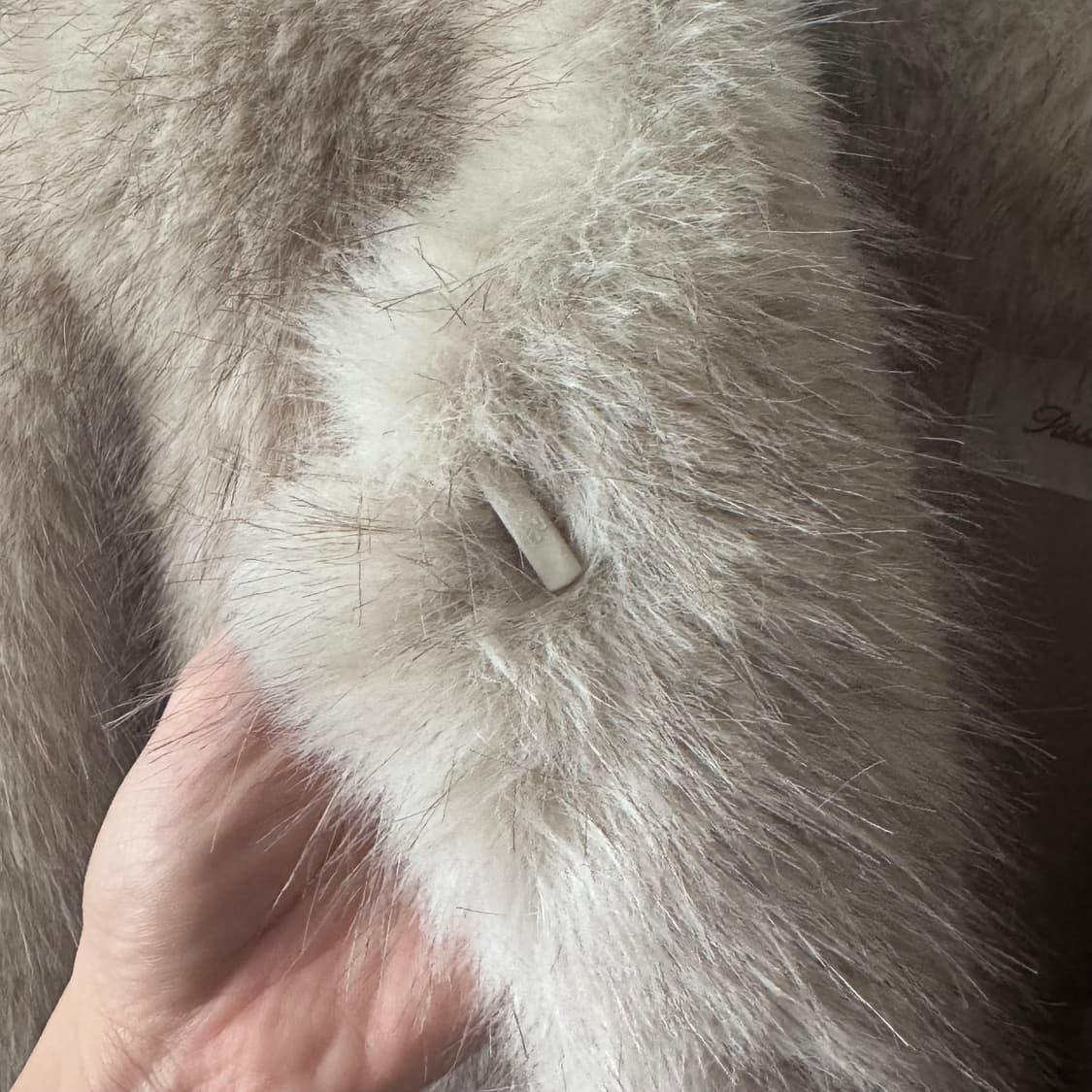 Ribbonbit 리본빛 제이드 퍼코트 아이보리 Jade Fur Coat 상품이미지6