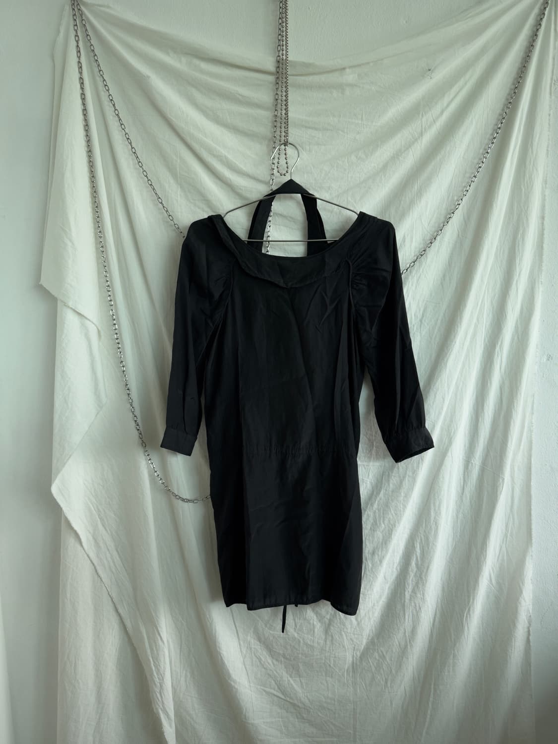 언더커버 레이어 칼라 미니 원피스 상품이미지4