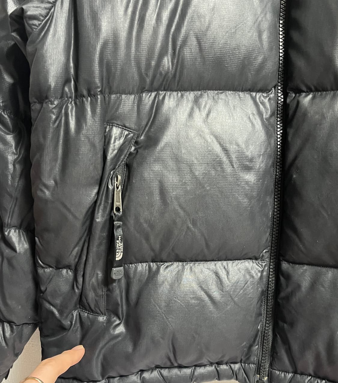 공용 노스페이스 700 눕시 숏패딩 자켓 점퍼 90 상품이미지4