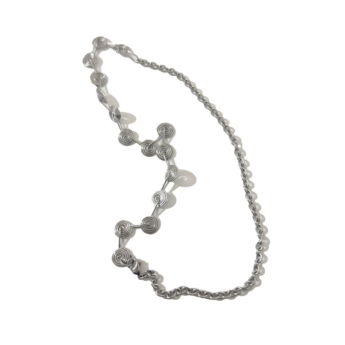 Orbit link necklace 나선형 레이어드 목걸이 상품이미지4
