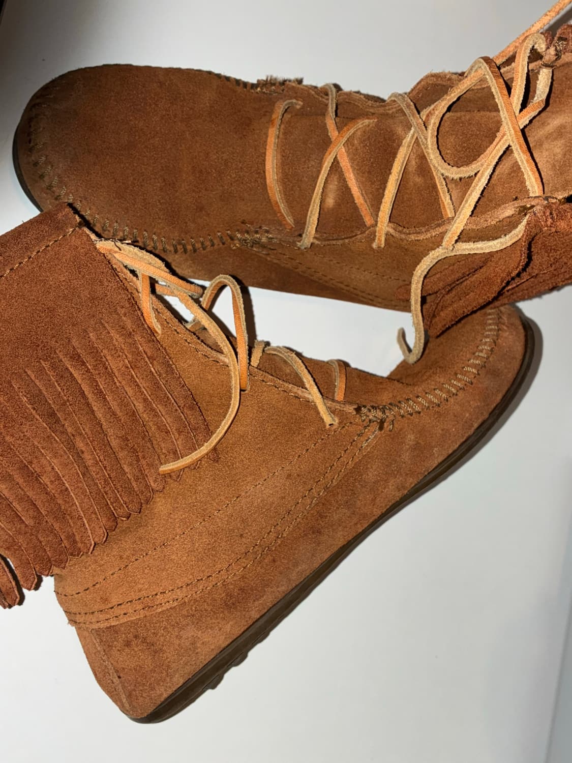 미네통카 스웨이드 프린지 부츠 230 상품이미지1