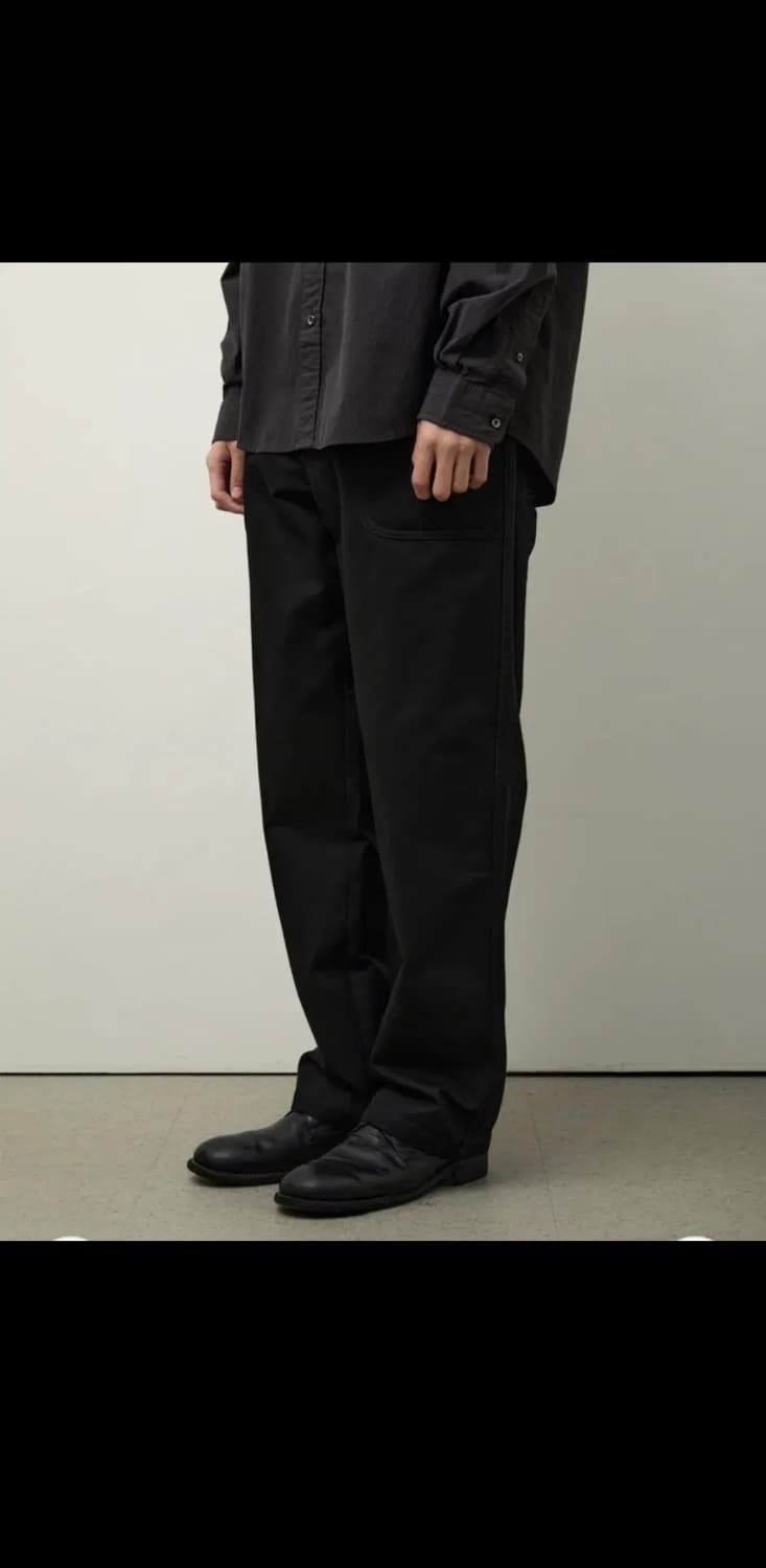 25fw 러프사이드 엘라스틱 퍼티그 팬츠 블랙 2사이즈 상품이미지2