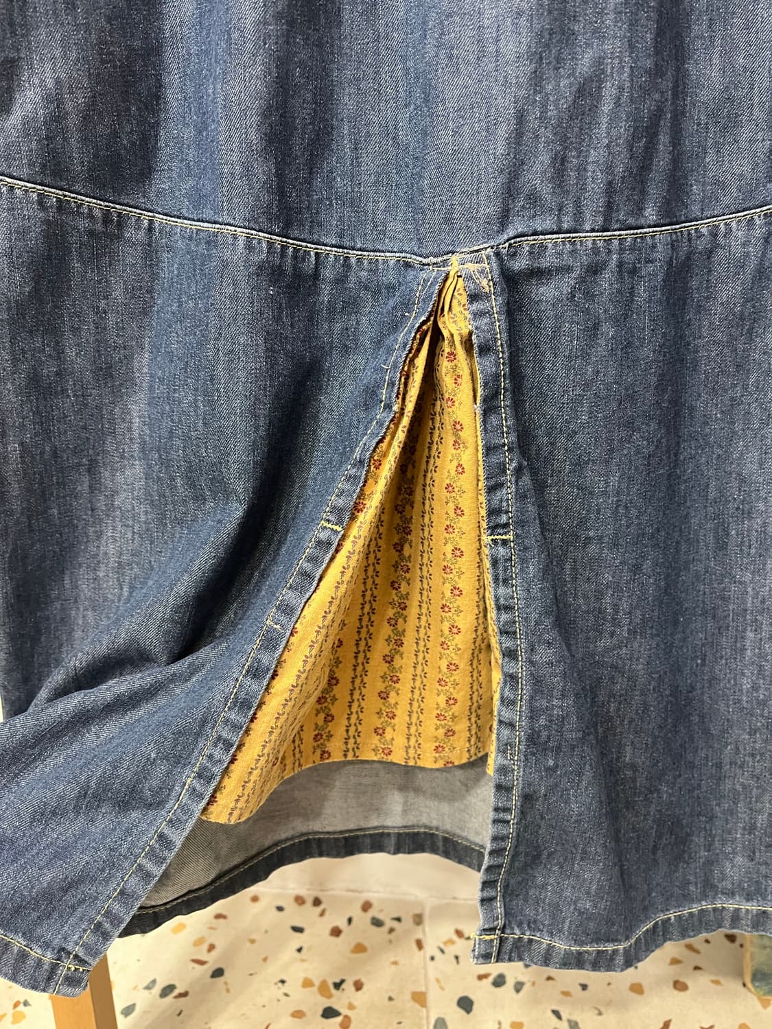 스튜디오 톰보이 데님 셔츠 원피스 상품이미지5