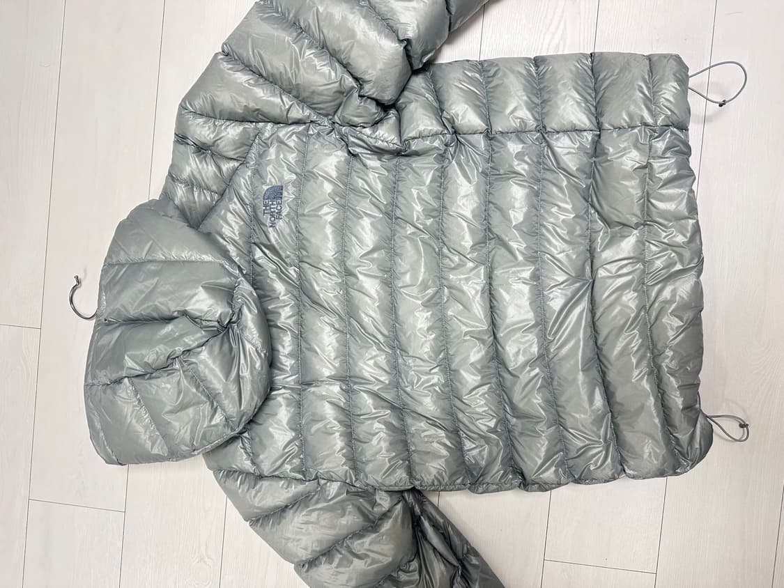 노스페이스 마티에르 EX RDS 다운 후디 XL(105) 라이트그레이 상품이미지4