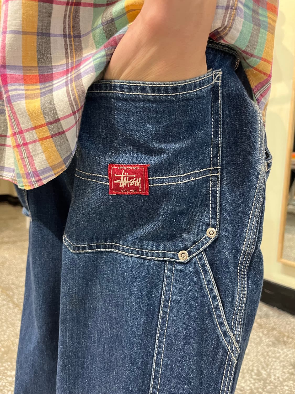 90s 올드 스투시 카펜터 팬츠 상품이미지4