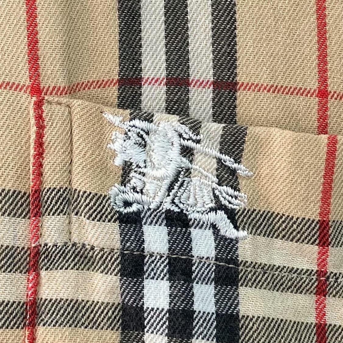 버버리 90s 오리지널 베이지노바체크셔츠 상품이미지6