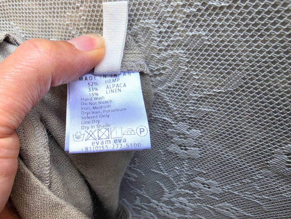evam eva (made in japan) 에밤 에바 리넨 팬츠 상품이미지9