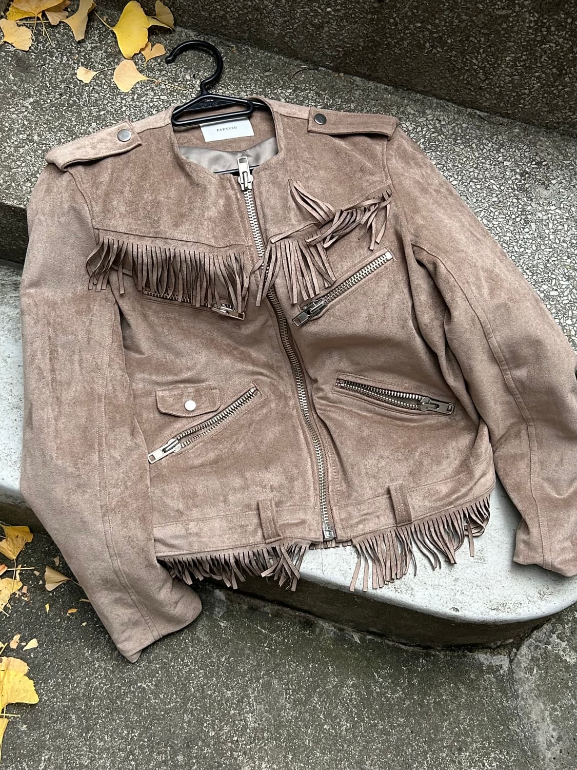 2000s VTG 스웨이드 멀티지퍼 웨스턴 자켓 상품이미지3