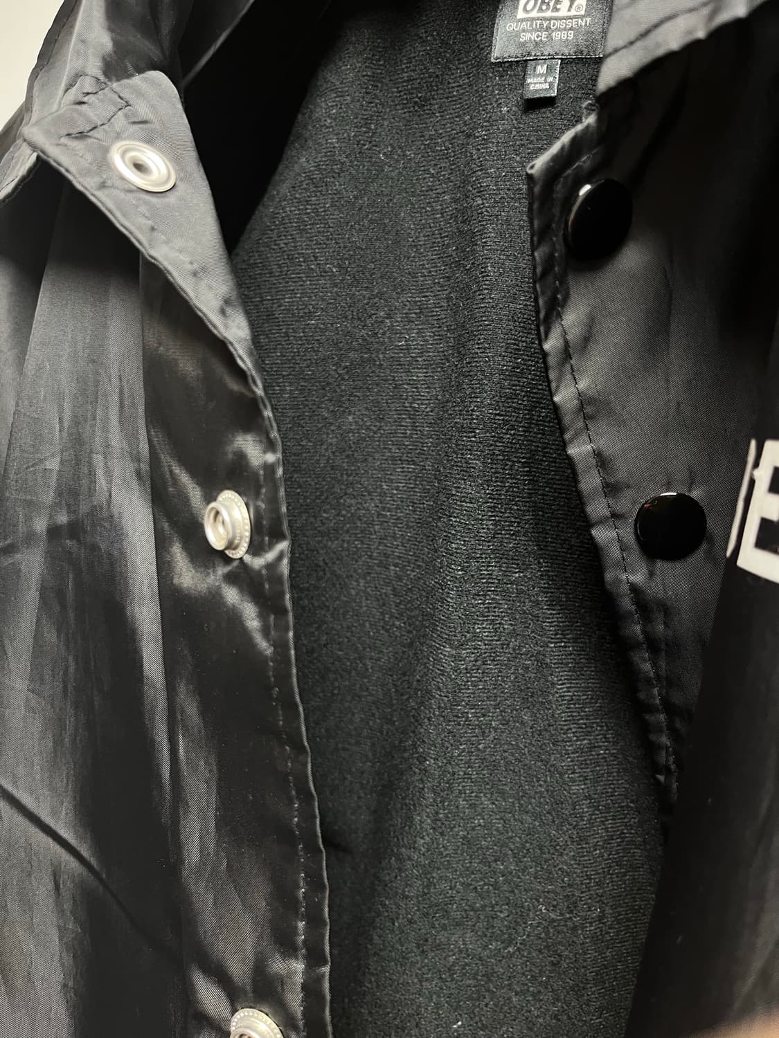 오베이 Obey 코치 자켓 M 100-105 상품이미지4