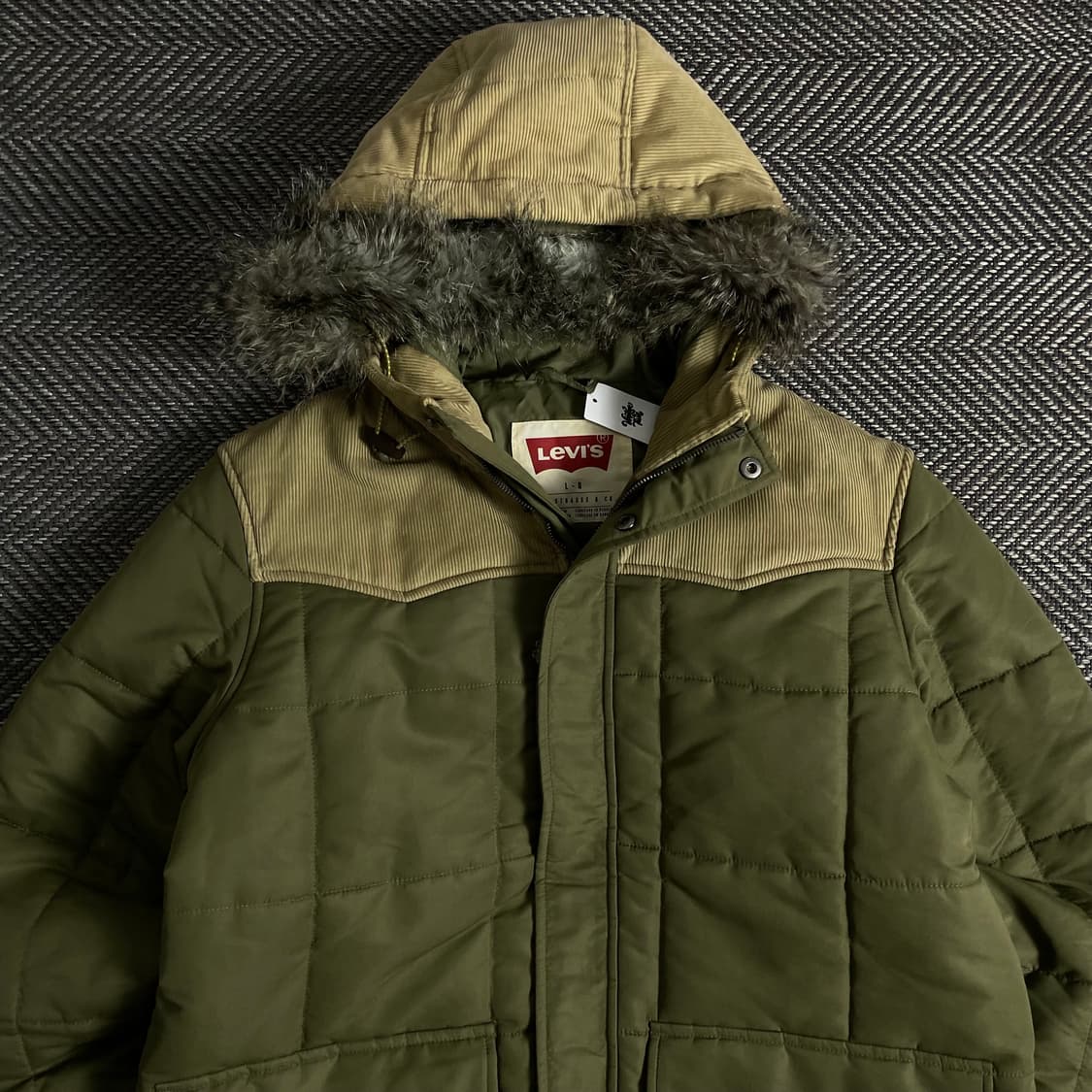 리바이스 USA 아메카지 울프죠 퀼팅 자켓o 3168 상품이미지4