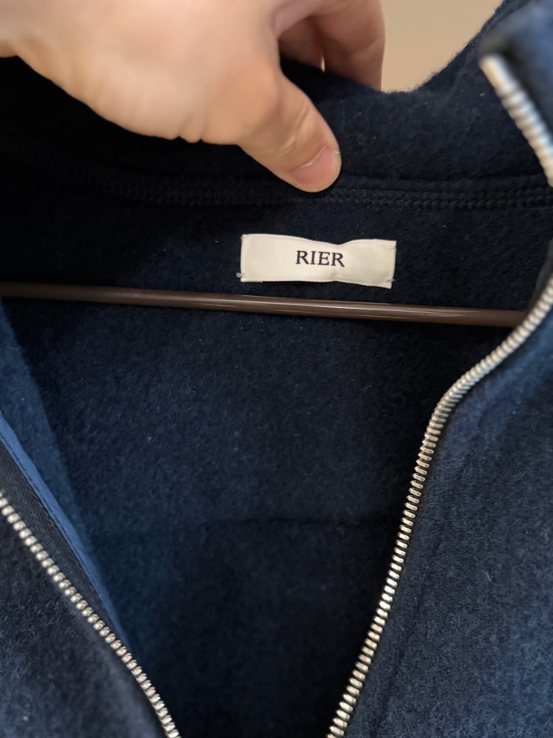 리에르 후리즈 집업 M sz 상품이미지3