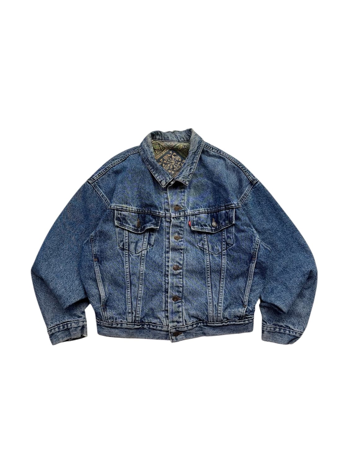 90s 리바이스 플란넬 라이닝 트러커 자켓 상품이미지1