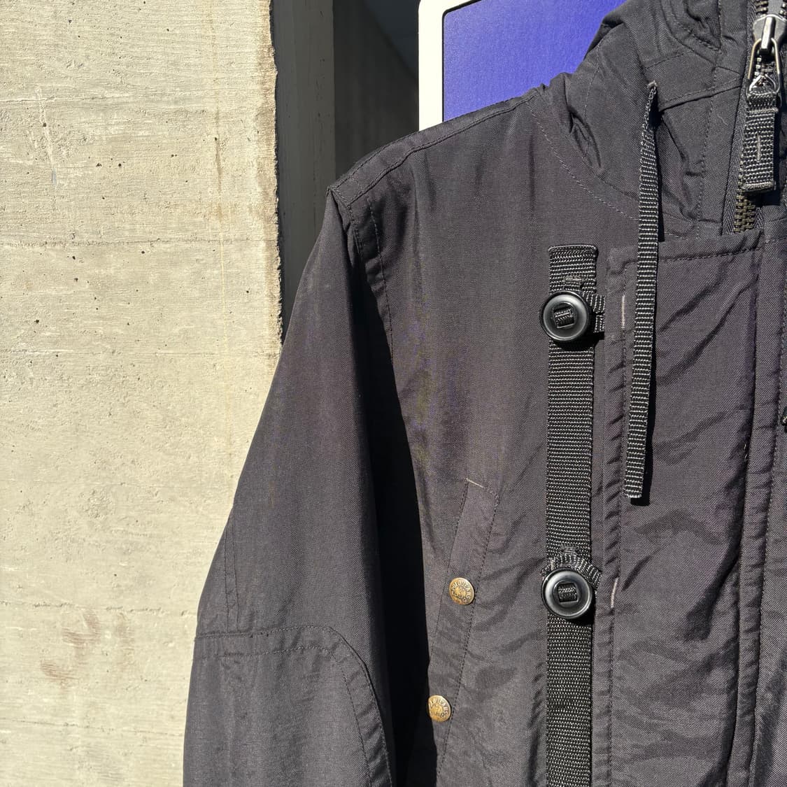 폴로 진스 컴퍼니 블랙 N-3B 밀리터리 파카 상품이미지3