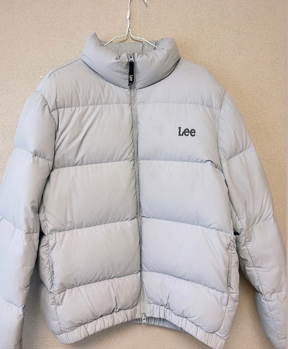 리(LEE) 베이직 다운 점퍼 라이트 그레이  상품이미지2