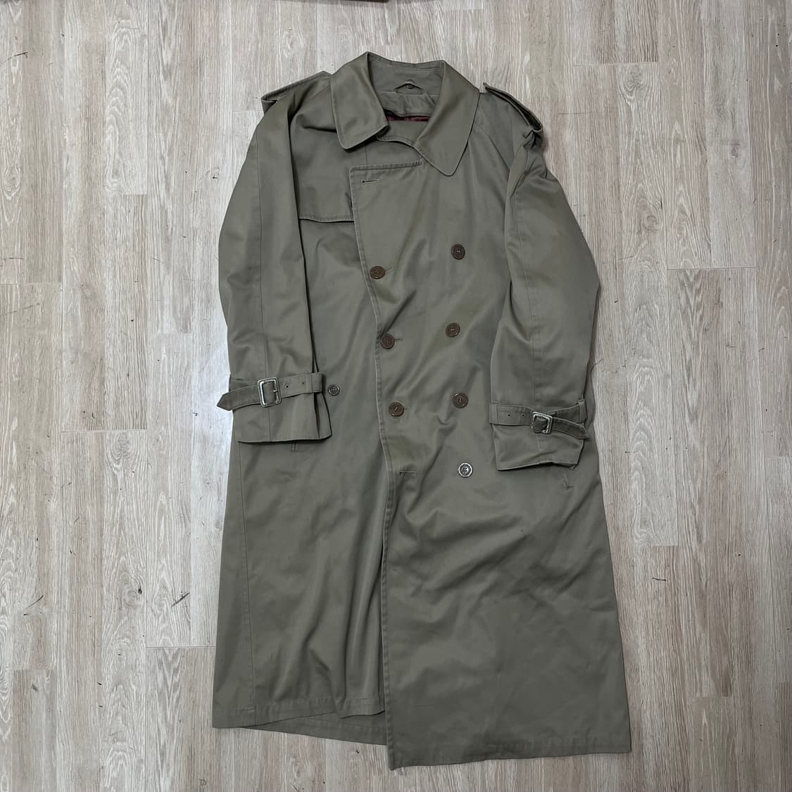 런던포그 남성 벨티드 안감내피 더블 트렌치코트 L(100) 상품이미지1