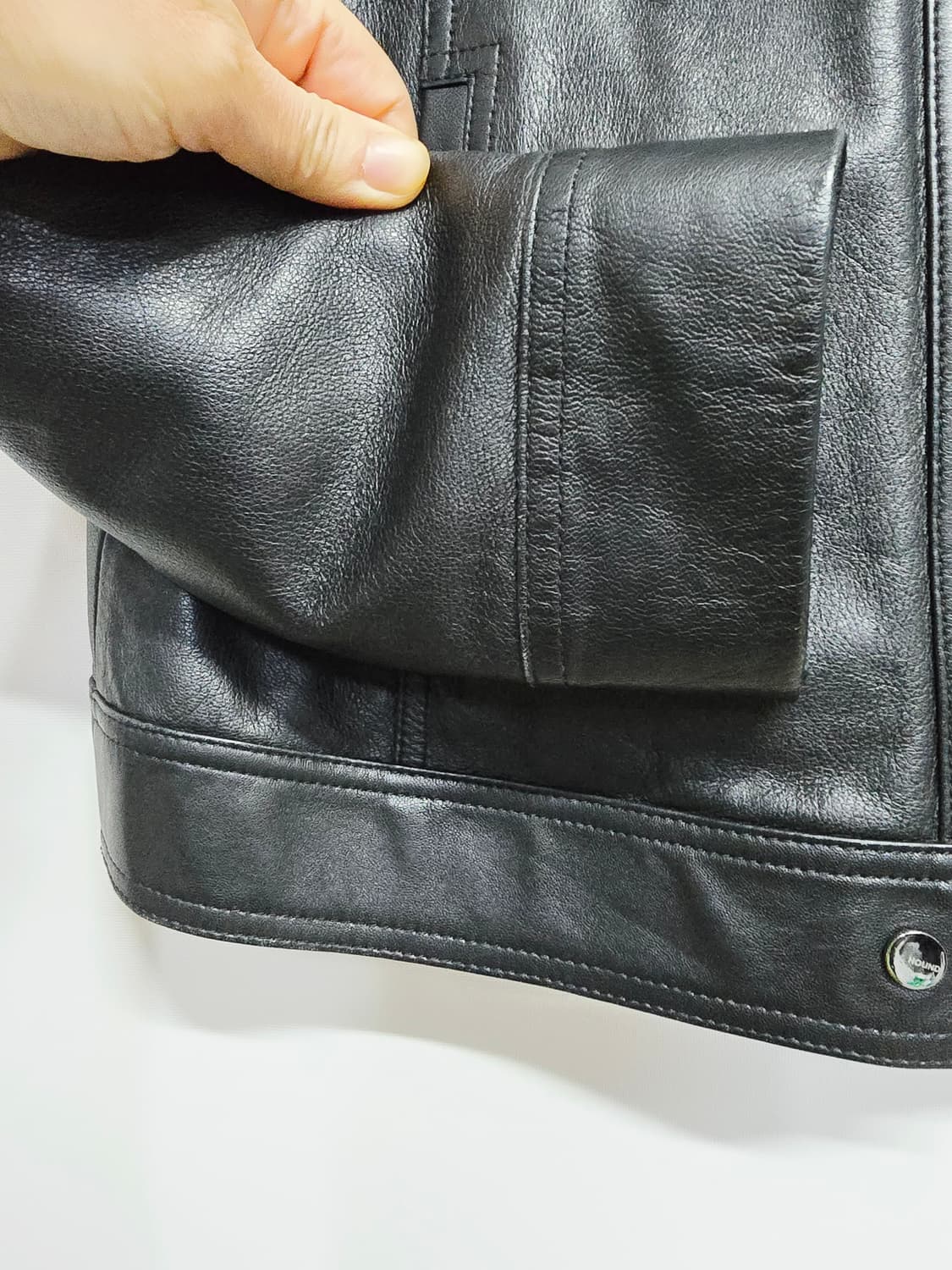 하운드 블랙 양가죽 자켓 95 상품이미지4