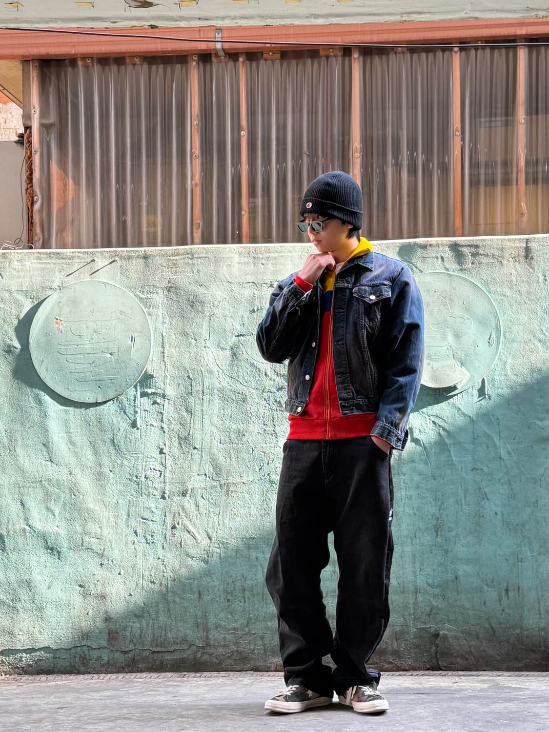 블랙진 삼선줄 커스텀 팬츠 상품이미지6