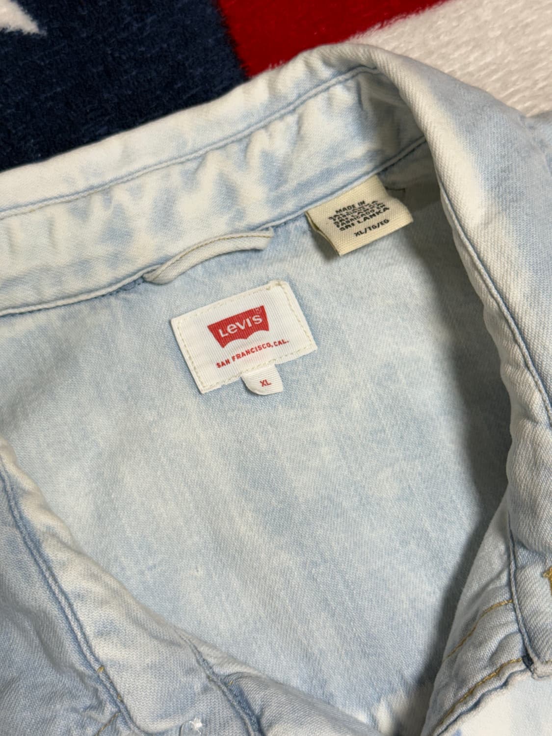 리바이스 웨스턴데님셔츠 Levis western denim shirt 상품이미지7