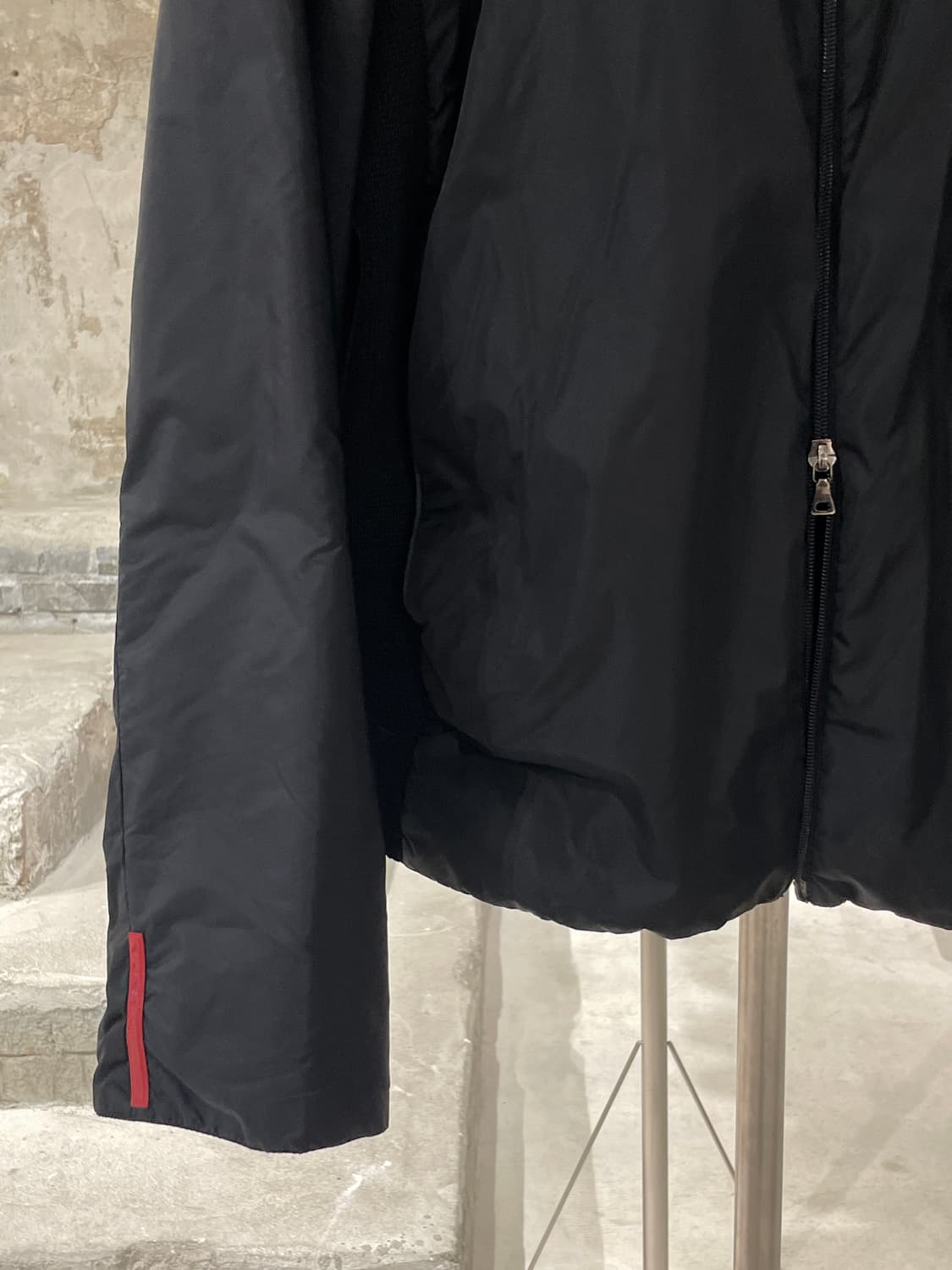 프라다 레드탭 00’s 블랙 투 웨이 나일론 자켓 상품이미지4