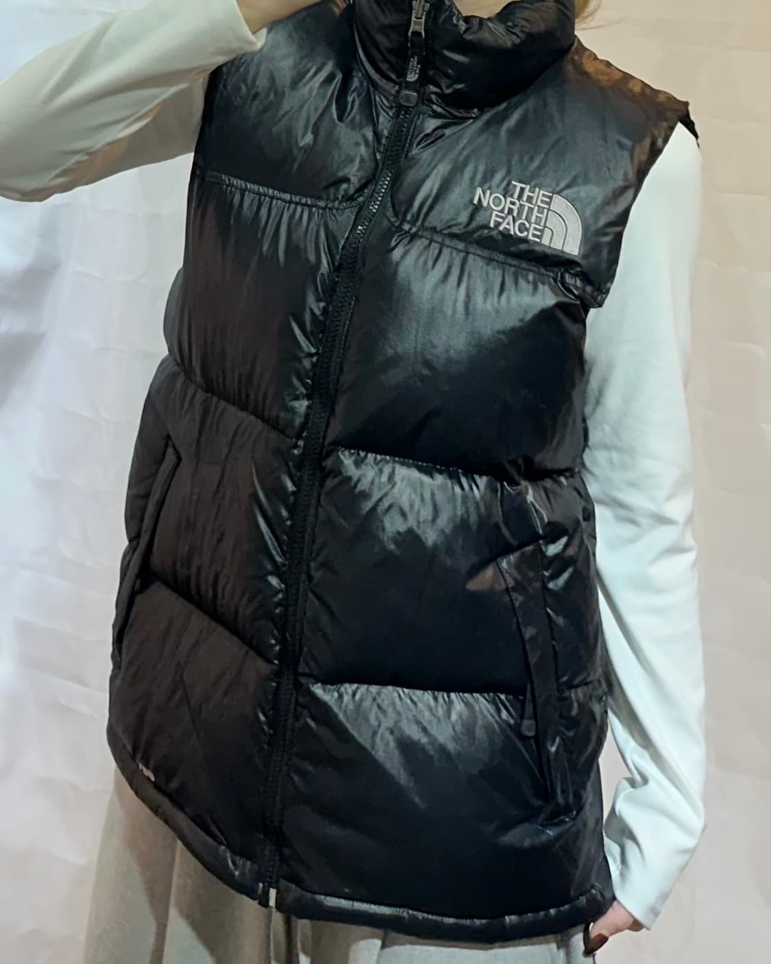 노스페이스 700 눕시 유광 패딩 베스트 상품이미지1