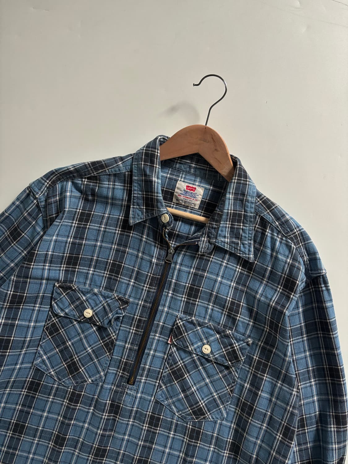 Levis 리바이스 체크 셔츠 반 집업  상품이미지2