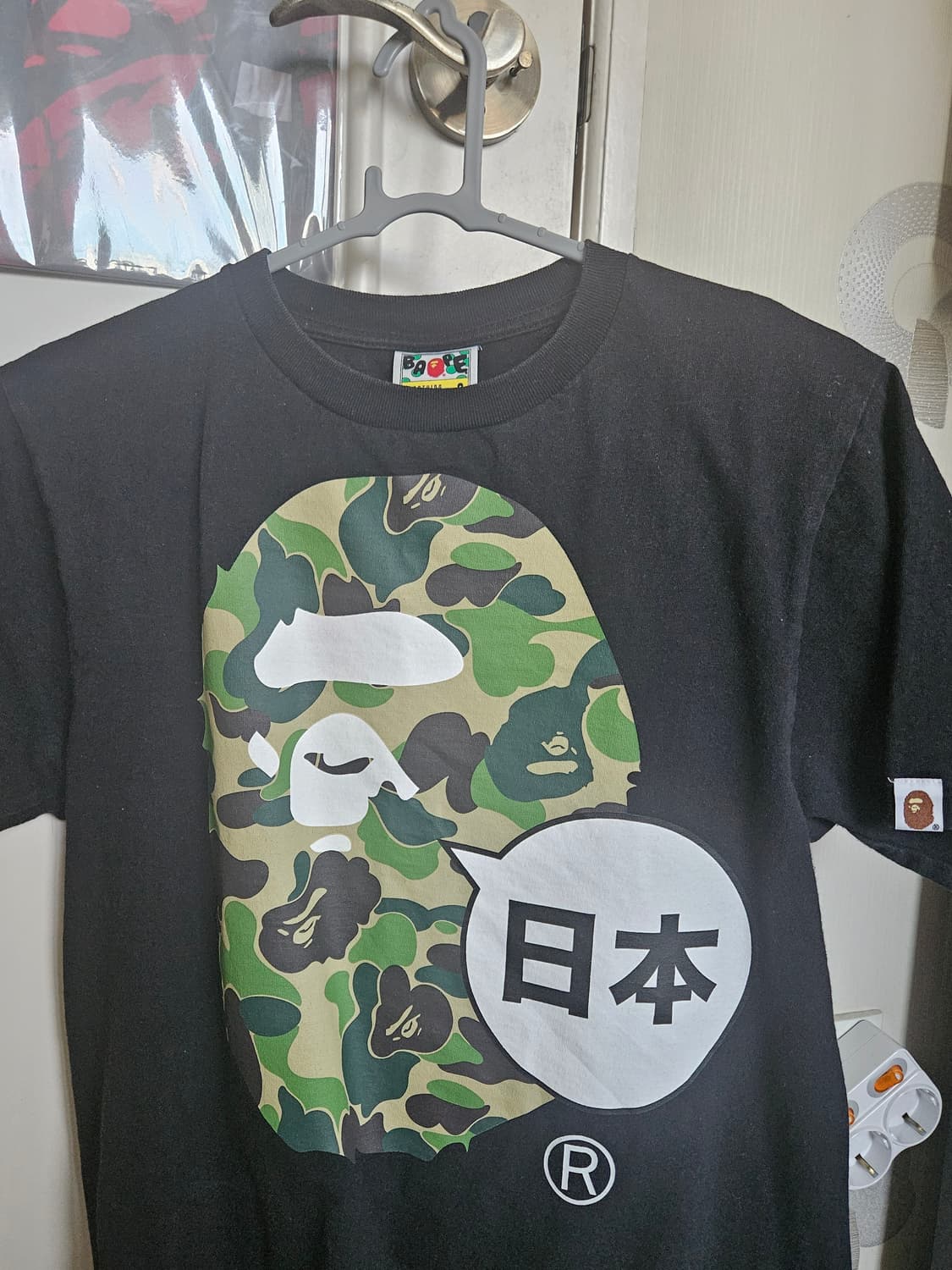 베이프 bape 재팬 빅 에이프 헤드 시티 티셔츠 블랙 반팔 상품이미지2