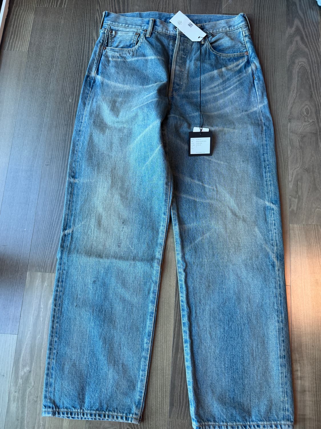 요코 사카모토 25ss 스트레이트데님 빈티지인디고 s사이즈 상품이미지1